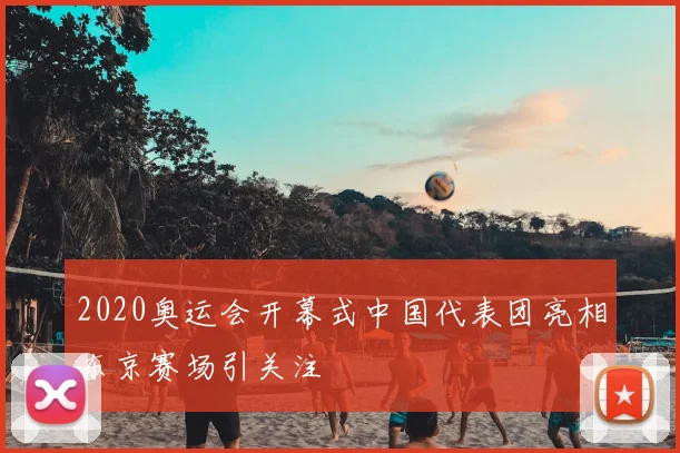 2020奥运会开幕式中国代表团亮相东京赛场引关注